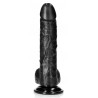 Real Rock Ultra Skin Gode Curved RealCock 17 x 4.3cm Noir